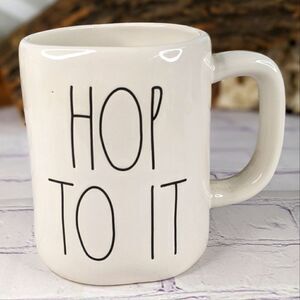 Rae Dunn HOP TO IT Ceramic Mug
